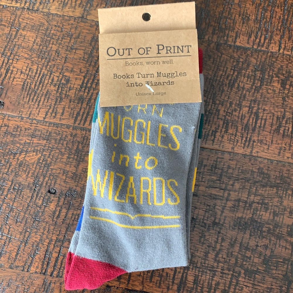 NWT adult Harry Potter socks size large